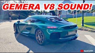 FIRST Koenigsegg Gemera V8 Sound, Driving & Cold Start Idle!