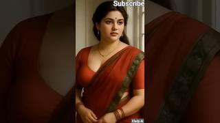 Her Beautiful Smile Just Took Over the Internet  | Unreal AI Saree Angel Shocks Viewers #shorts #ai