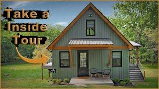 Take a Tour of This Charming Small Green Cabin in Maurertown, Virginia | 1 Bedroom, 1 Bathroom