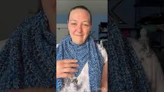 Shawl in memory of Gma … #happykrocheters #crochet #inlovingmemory #shawl #shorts #shortsvideo