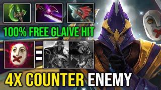 WTF 100% FREE HIT Unlimited Glaive Max INT Hard Counter 4x Enemy Hero Offlane Carry Silencer Dota 2