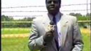 News Reporter swallows bug then loses it. Funny! Isiah Carey clip.