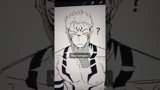 Sukuna looks so submissive | Jujutsu Kaisen | #anime #jjk #jujutsukaisen #sukuna #haikyuu #aot #bts