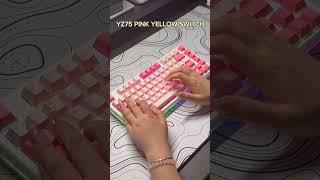 Typing ASMR for YUNZII YZ75 four switches. #yunzii #mechanicalkeyboard #keyboard  #asmr