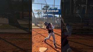 Spring vs Summer Baseball  #baseball #spring #summer