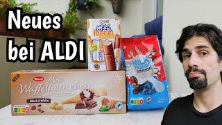 ALDI-Besuch hat sich gelohnt:, "Schoko Bons", Eis Mini Waffelhörnchen und Milch Riegel Knusper