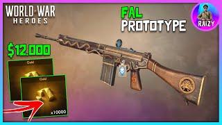 SPENDING $12.000 GOLD in FAL PROTOTYPE| World War Heroes