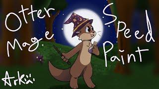 Otter Mage! || Speedpaint Commision