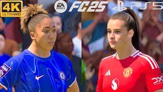 EA FC 25 - Chelsea Women Vs Manchester United Women - WSL 24/25 Full Match | PS5 4K60