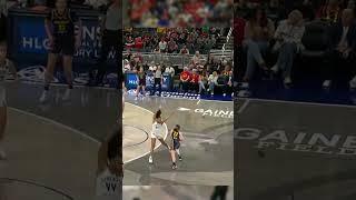 Caitlin Clark Puts Perfect English on This Unreal Assist! #caitlinclark #wnba #shorts