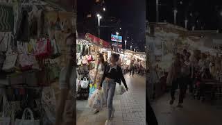 The Platinum Fashion Mall Square in the evening / Bangkok