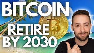 Retire Off BITCOIN by 2030 [How Much BTC??]