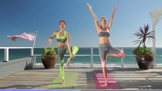 30 Minute Yoga Flow and Recovery Stretch with Jesse Golden & Brooke Burke