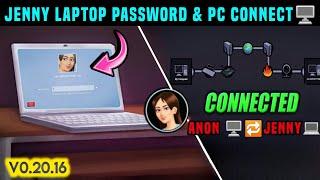 JENNY LAPTOP PASSWORD | HOW TO CONNECT JENNY'S LAPTOP WITH ANON PC | JENNY COMPUTER CONNECT 0.20.16