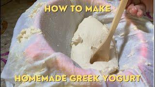 HOW TO MAKE HOMEMADE GREEK YOGURT USING ROICHEN YOGURT MAKER