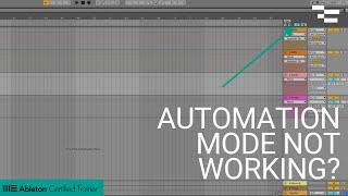 Why Automation Mode in Ableton Live isn't working