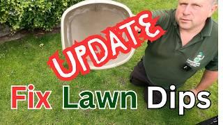 levelling a lawn and filling in dips update