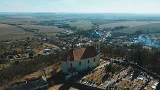 Kostel svatého Martina, Luleč - by drone [4K]