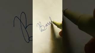 #Barsha# in #cursive style | requested name #shortsvideo