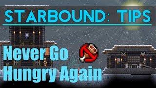 Starbound Tips: Never Go Hungry Again