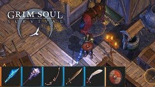 GRIM SOUL ЛЕГКИЙ ЩИТ И ТЕСТ УНИКАЛЬНОГО ОРУЖИЯ | ОБНОВЛЕНИЕ 1. 5. 1