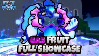 Gas Fruit FULL SHOWCASE! (Blox Fruits Dragon Update)