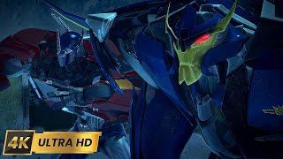 Optimus Prime - Dreadwing VS Starscream | HDR - 4K ULTRA HD |