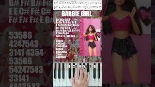 BARBIE GIRL [PIANO] на пианино tutorial