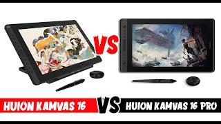 Huion Kamvas 16 vs Huion Kamvas 16 Pro: Which one is better?