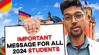 Message for Students who are coming in 2024 from current student in Germany 