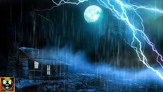 Thunderstorm Sounds with Rain, Heavy Thunder and Loud Lightning Strike Sound Effects to Sleep, Relax