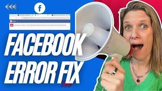 How to fix sharing from YouTube to Facebook error - 2023 Fix