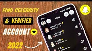 How To Find & Celebrity Accounts On Snapchat 2022