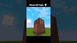 Minecraft LOGIC?  #minecraft #shorts