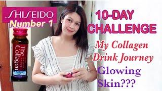 Shiseido THE COLLAGEN DRINK in JAPAN review 10-Day Challenge /glowing skin | Jojie Llorente