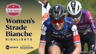 BATTLE OF THE AGES! ‍ | Women's Strade Bianche 2025 Race Highlights | TNT Sports Cycling