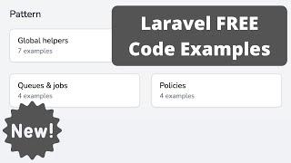 My NEW Project: Laravel Examples from Open-Source Repositories