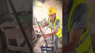 simple smart tool that is effective for cutting bricks #shorts