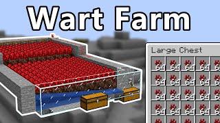 Nether Wart Farm | Minecraft 1.20+