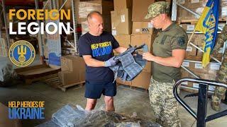 Assisting International Legion of Defense of Ukraine | Help Heroes Of Ukraine Lviv warehouse