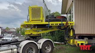 Randle House Removals using their TRT 4 Axle ESS House Trailer - New Zealand