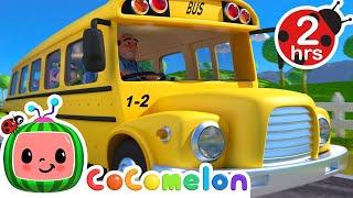  Wheels on the Bus KARAOKE! | 2 HOURS OF @CoComelon | Sing Along With Me! | Moonbug Kids Songs