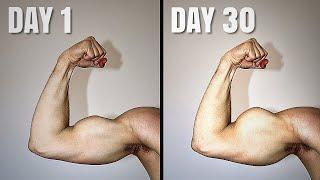 I did 100 Bicep Curls everyday for 30 Days | RESULTS