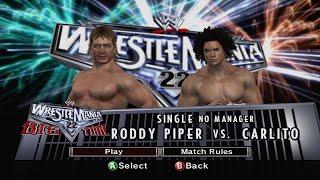 WWE SmackDown vs. Raw 2007 | Roddy Piper vs. Carlito