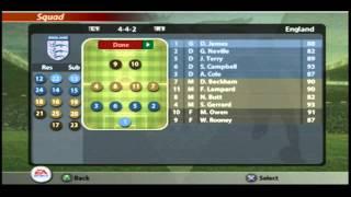 FIFA 2005 Ridiculous Overpowered Player Ratings! (FIFA 05 Team/Squad screenshots)