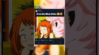 Uraraka likes Deku 🫣 | #myheroacademia #edit #amv #mha #anime