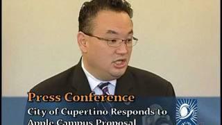 City of Cupertino Apple Campus Press Conference