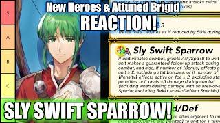 NEW SLY SWIFT SPARROW FODDER! | New Heroes & Attuned Brigid Banner Reaction! [FEH]