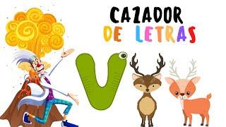 Cazador de Letras / Letra V / Aprender a Leer con El Profe Paco