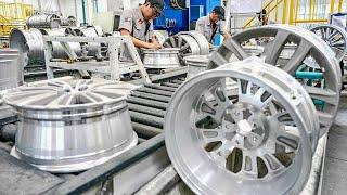 Modern Heavy Duty Wheel Manufacturing & Other Amazing Production Method. Incredible Factory Machines